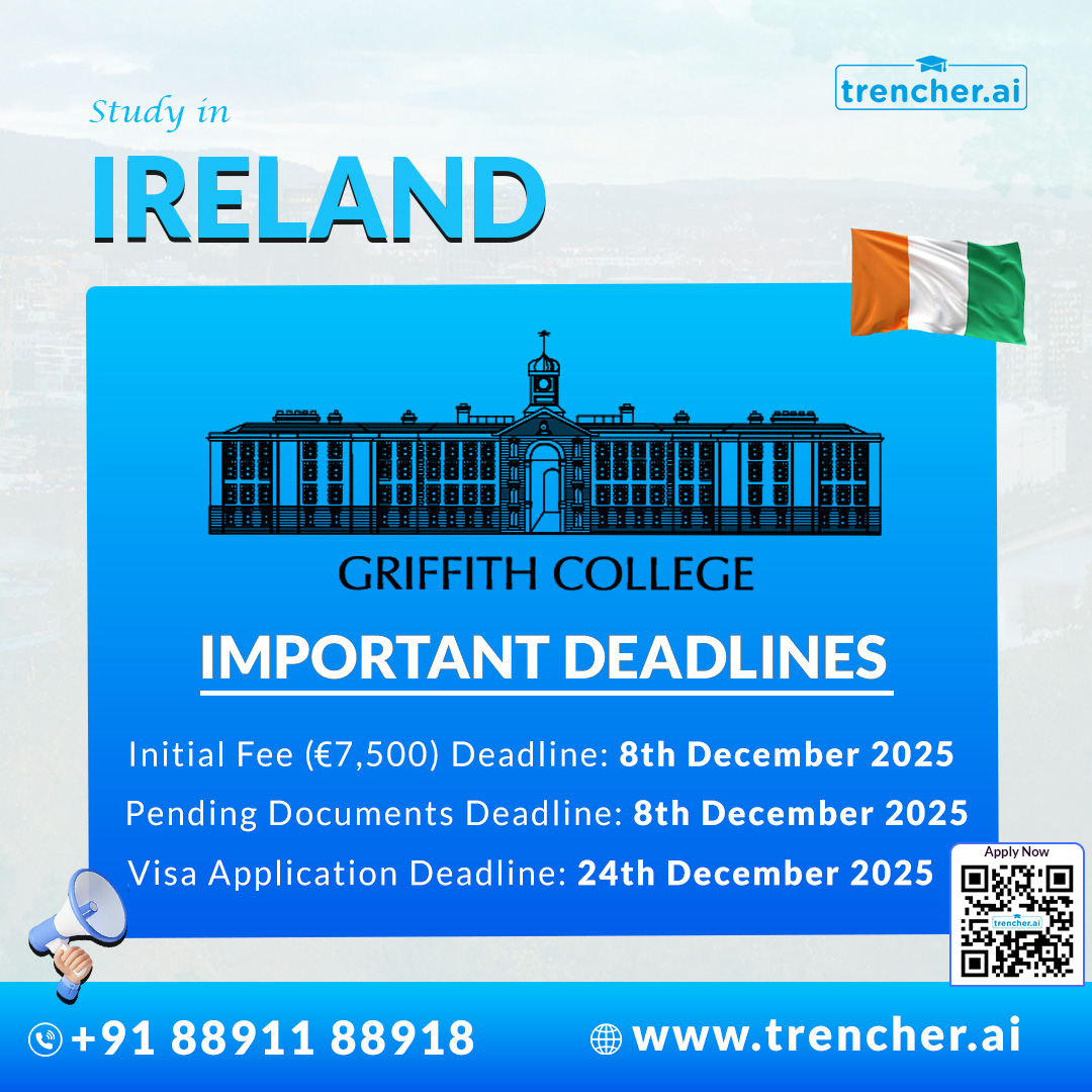 Griffith College Ireland Deadlines 2026
