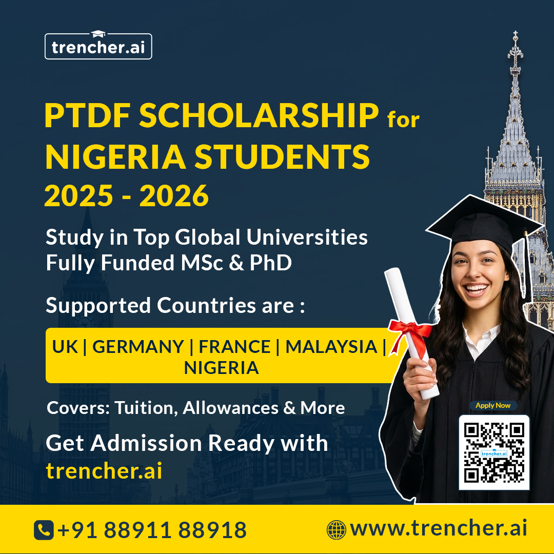 PTDF Scholarship for Nigerian Students 2025–2026