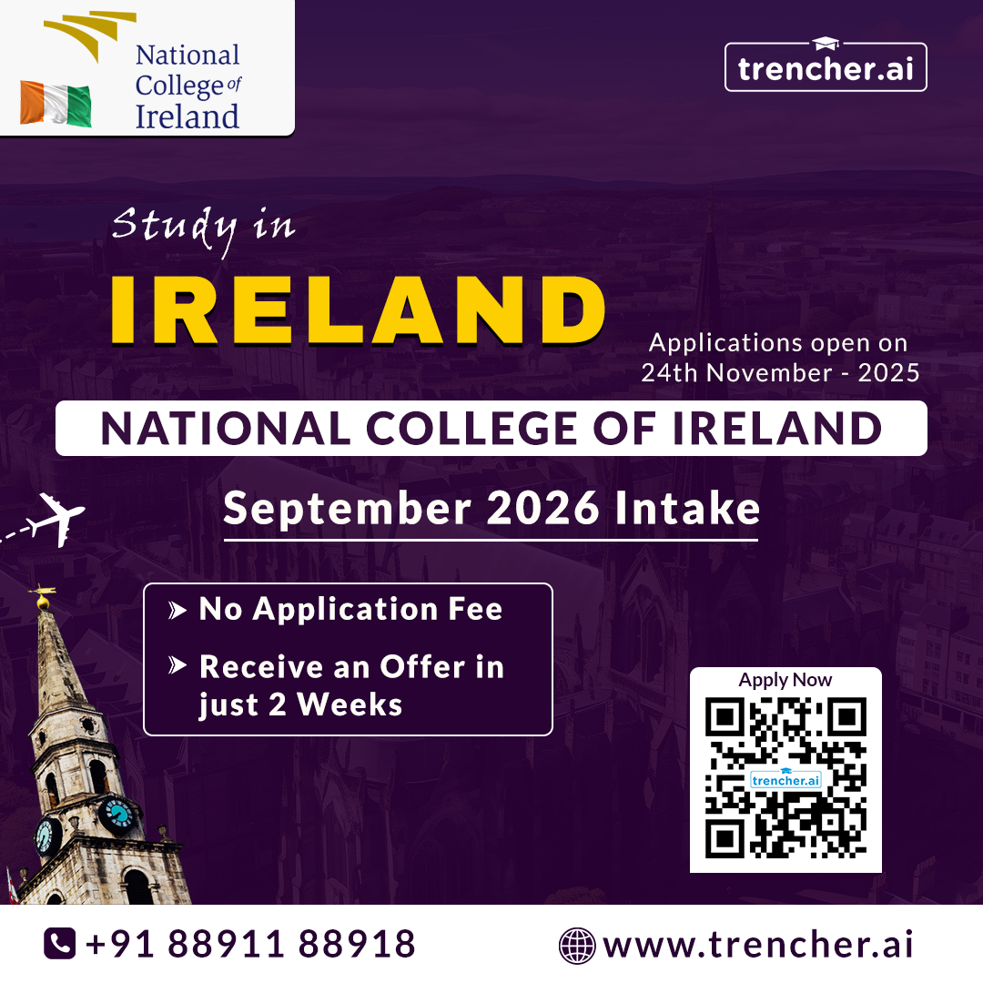 National College of Ireland September Intake 2026